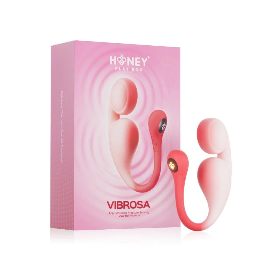 Vibrosa App-Controlled Pressure Sensing Dual-Ball Egg Vibrator