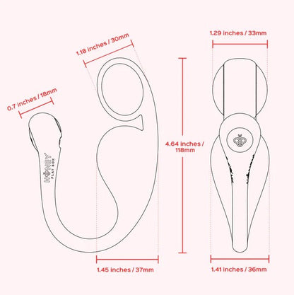 Vibrosa App-Controlled Pressure Sensing Dual-Ball Egg Vibrator