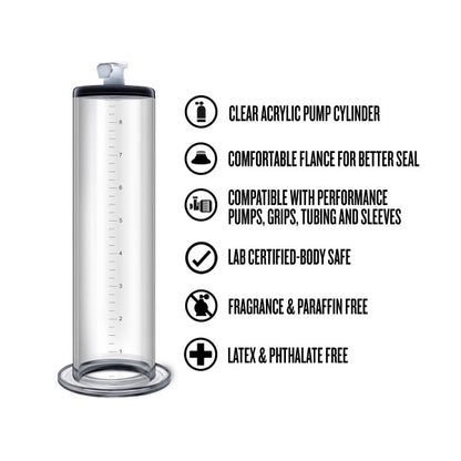 Performance - 9' x 1.75' Penis Pump Cylinder - Clear
