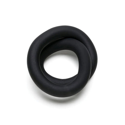Silicone Hefty Wrap Ring - 9" (229 mm) -  Black